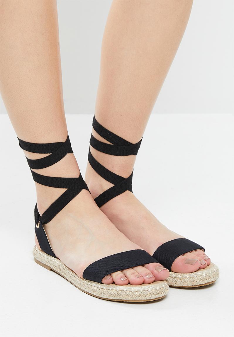Leilani espadrille sandal - black edit Sandals & Flip Flops ...