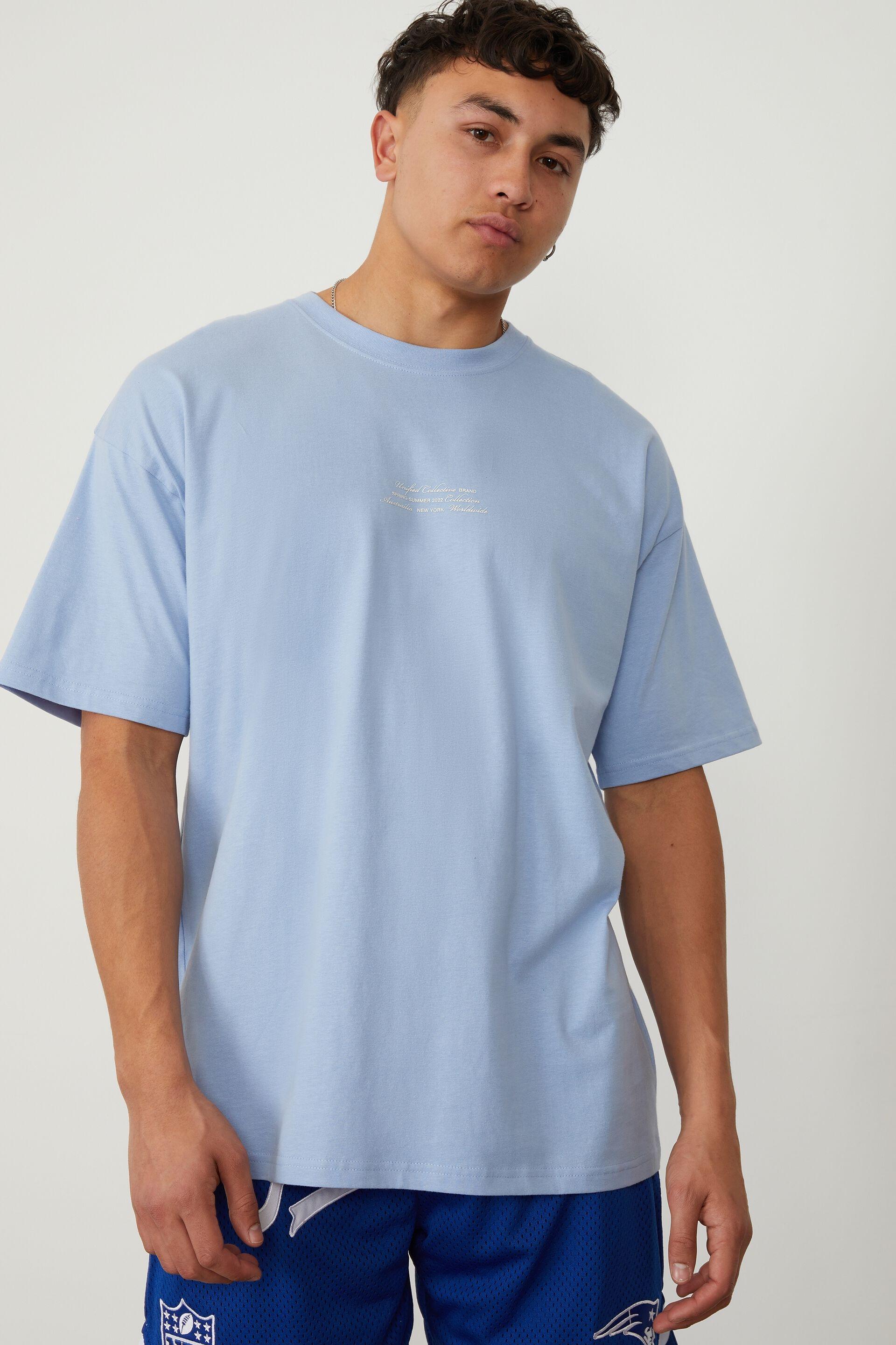 Oversized graphic t shirt - carolina blue/uc triple Factorie T-Shirts ...