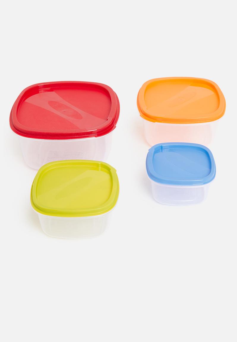 Kitchen tupperware set-multi - round
