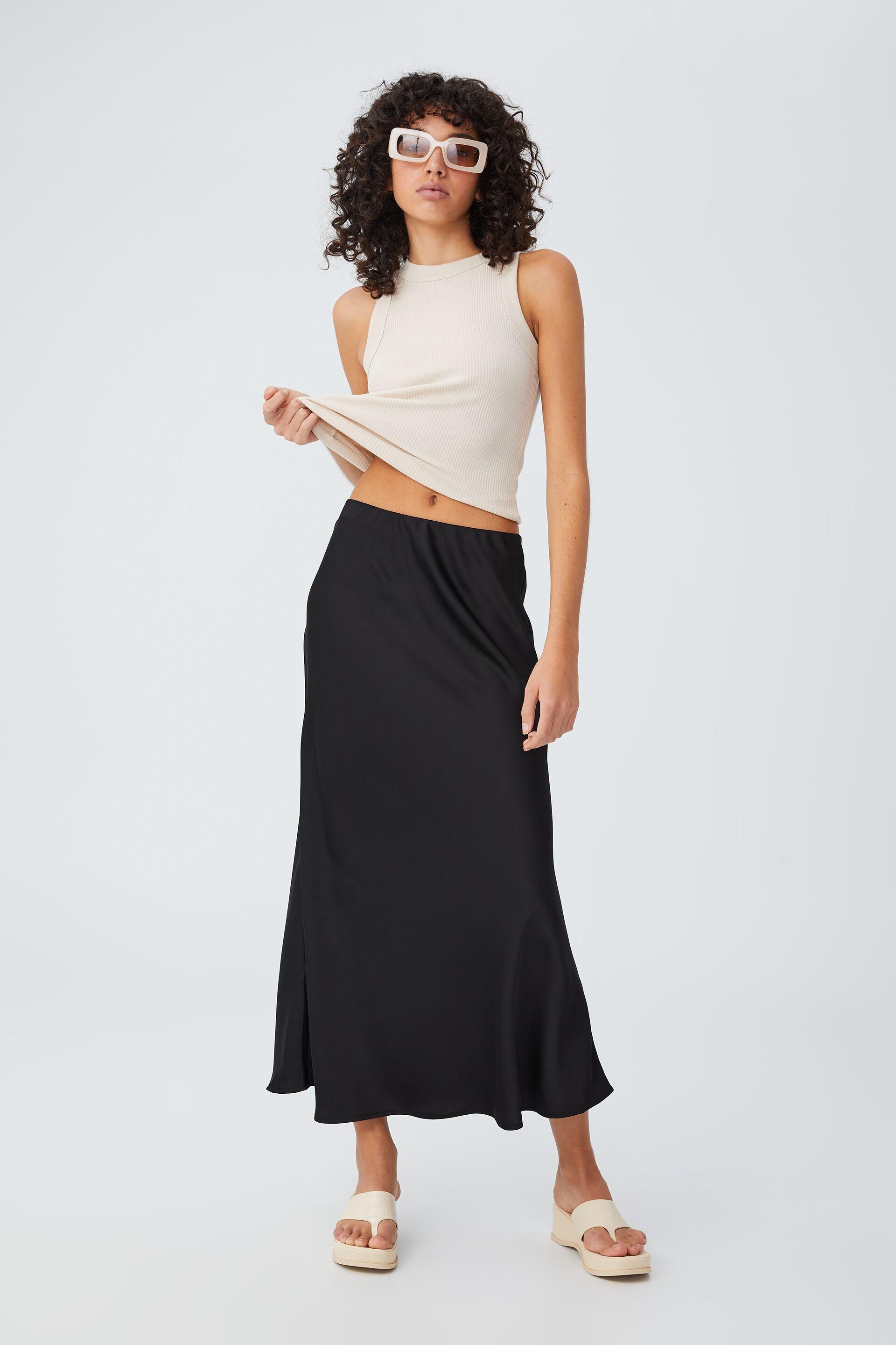 Amalfi satin maxi skirt - black Cotton On Skirts | Superbalist.com