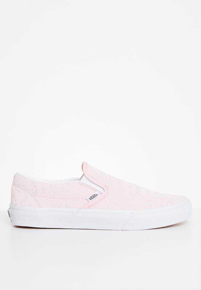 Classic slip-on - marbled metallic rose gold Vans Sneakers ...