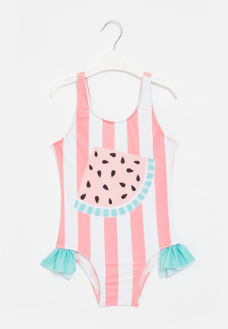 Girls watermelon swimsuit - pink POP CANDY Swimwear | Superbalist.com