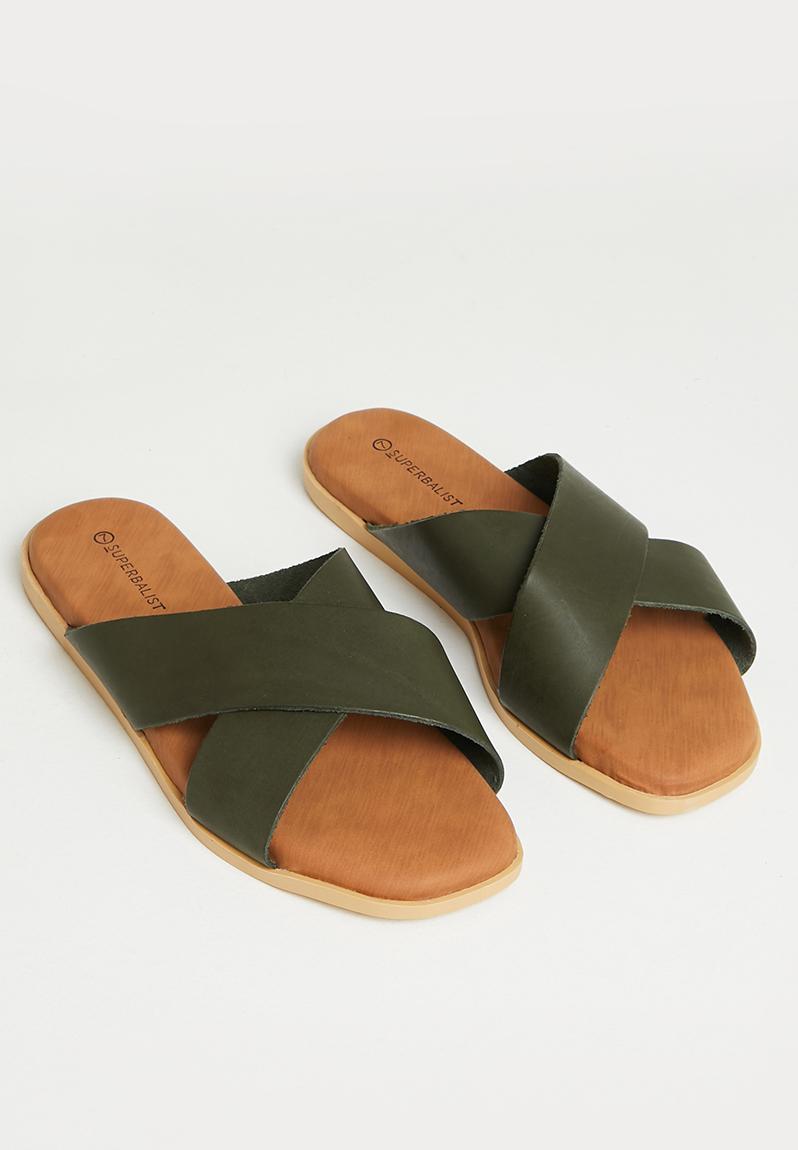 Lila slide - khaki edit Sandals & Flip Flops | Superbalist.com