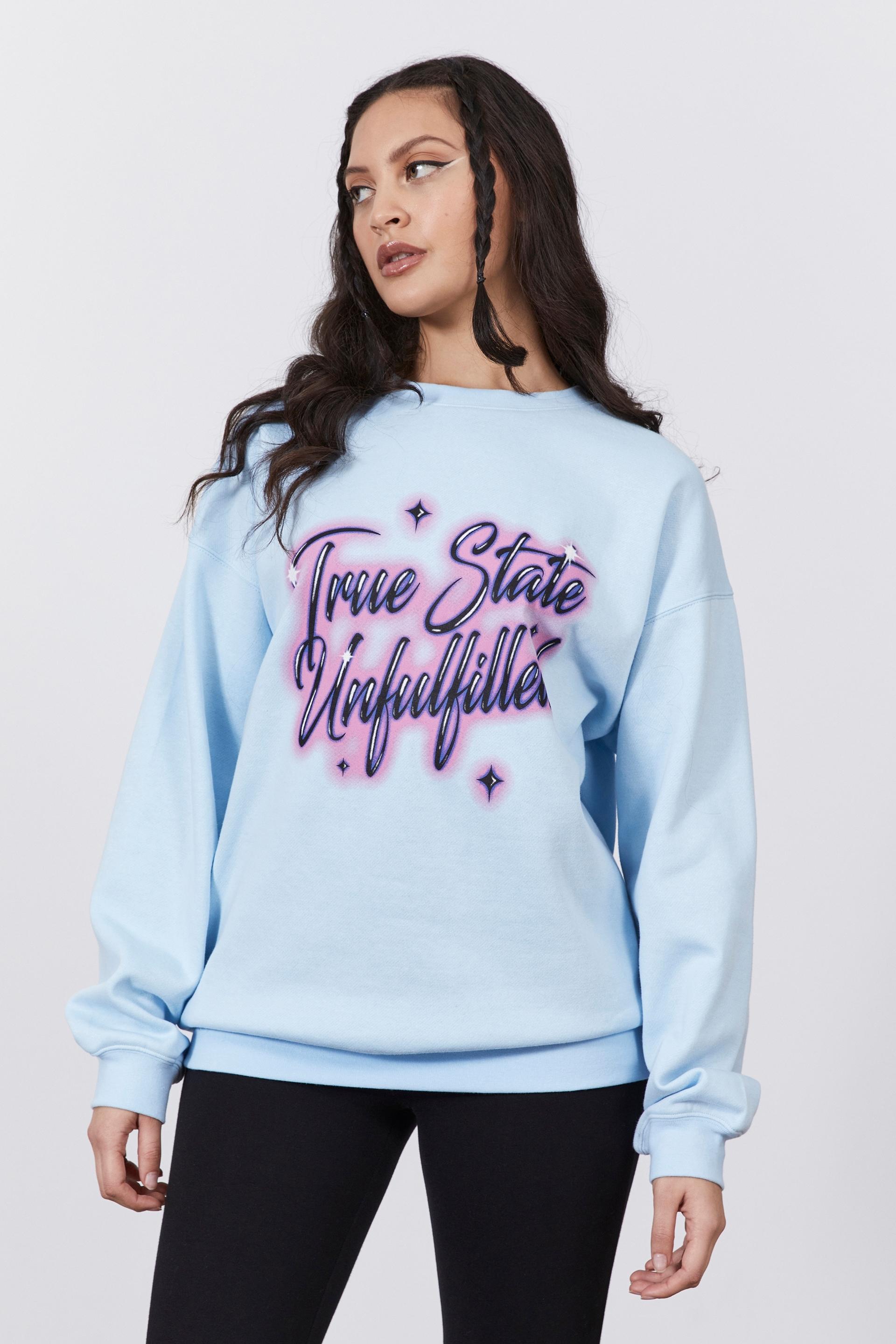 Os graphic crew - paris blue/true state Factorie Hoodies & Sweats ...