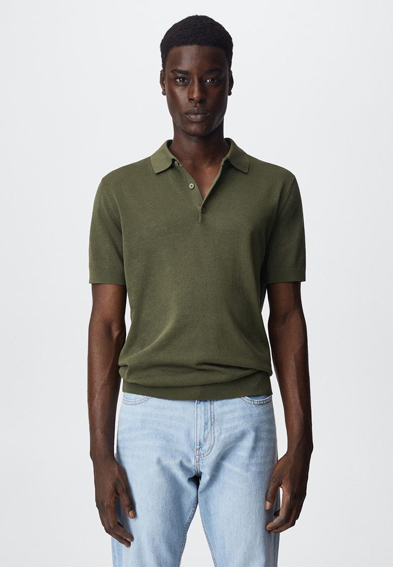 Polo shirt . arraona - khaki MANGO T-Shirts & Vests | Superbalist.com