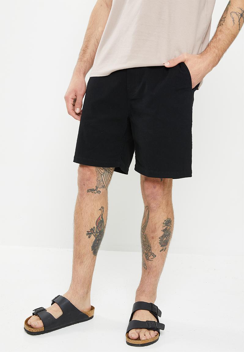 Lee Regular Fit Chino Short Pantaloncini, Nero, 50 IT Donna