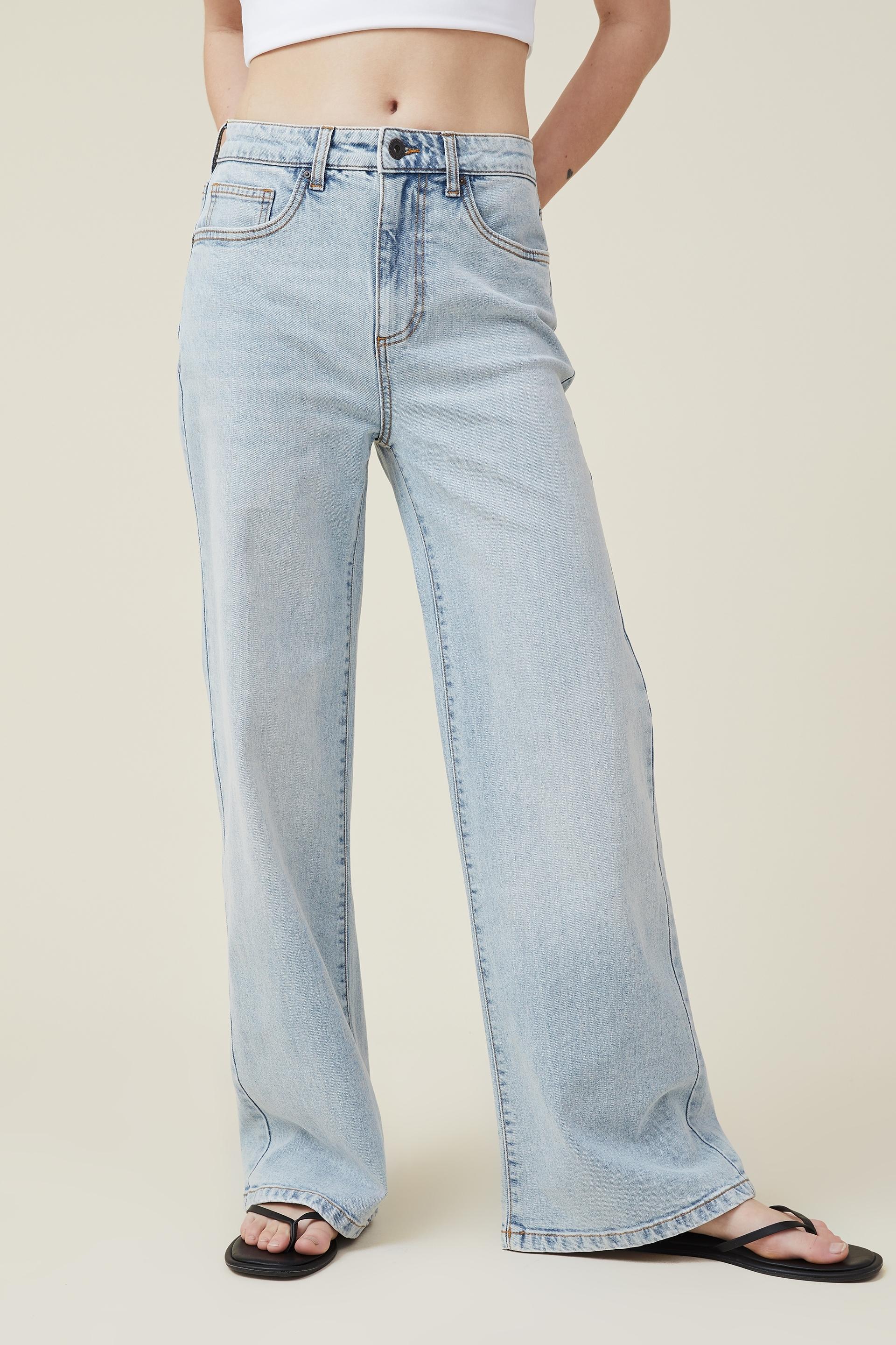 Stretch wide leg jean - sky blue Cotton On Jeans | Superbalist.com