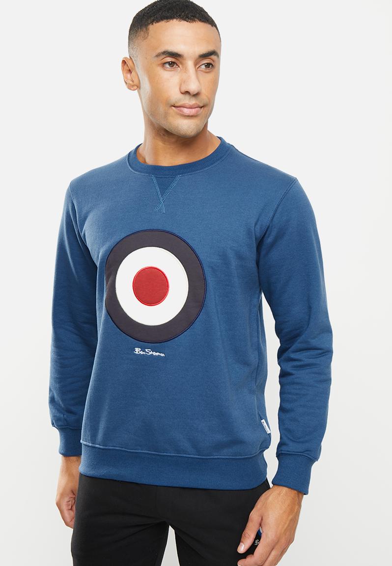 Target emb crew fleece - blue