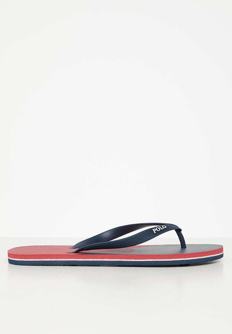 Galloway Red Tartan Crest Flip Flop main image 0