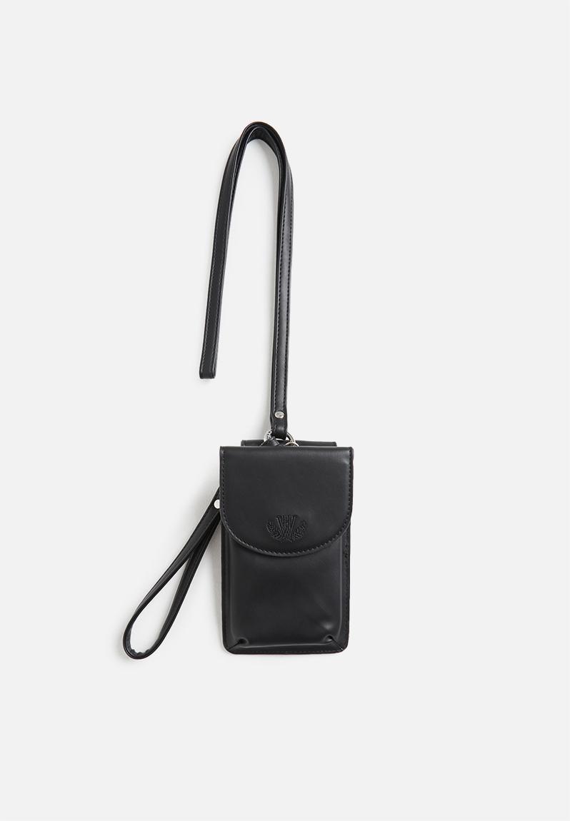 Hilton weiner cross body cellphopne bag-jet black Hilton Weiner Bags ...