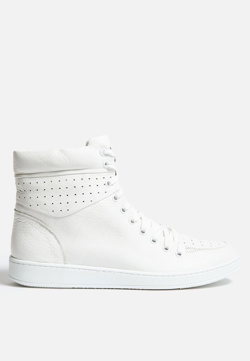 LEATHER HI-TOP - 912601-07 - WHITE Travel Fox Sneakers | Superbalist.com