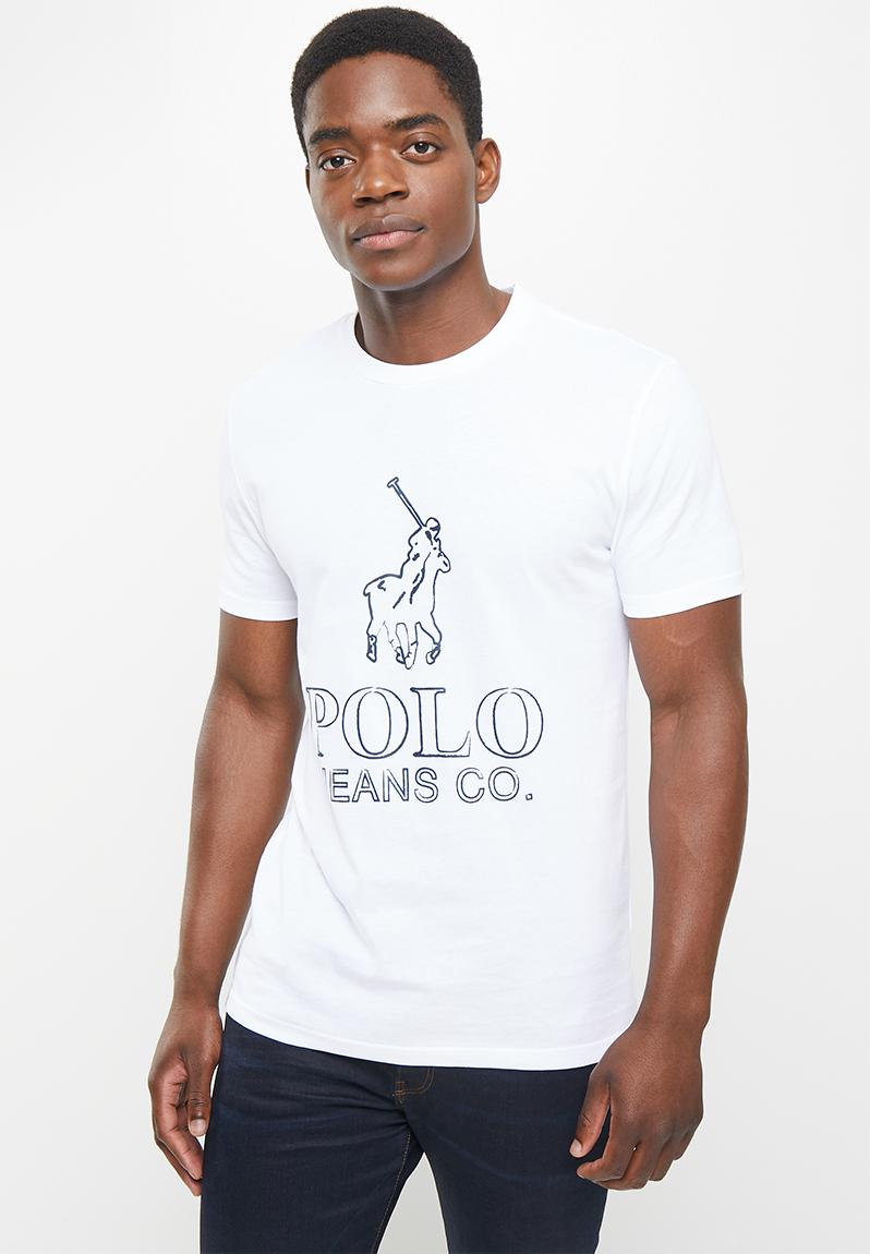 Men pjc mpho ss logo tee - white POLO T-Shirts & Vests | Superbalist.com