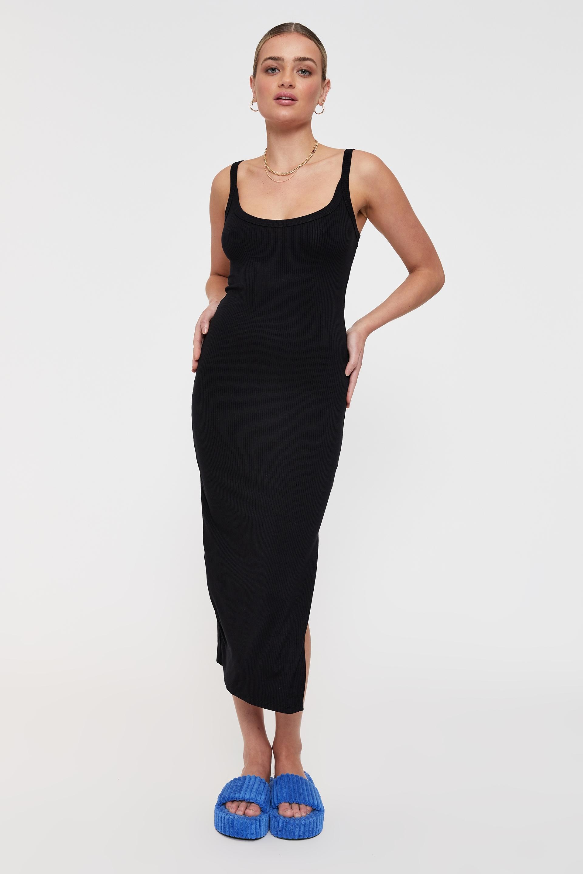 Robe Saba Keira Noir Taille 16 - Coupe Fit & Flare, Mi-longue, Occasion Bon état