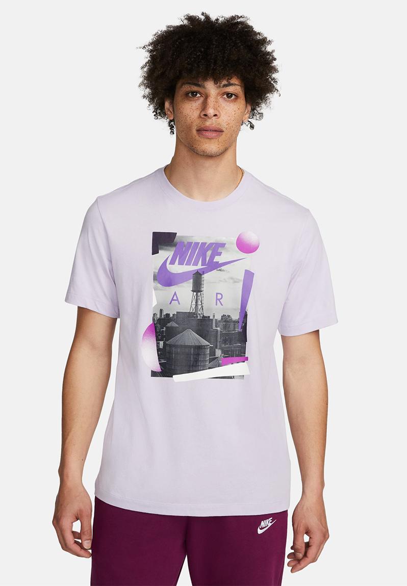 M nsw tee rhythm photo - violet frost Nike T-Shirts | Superbalist.com