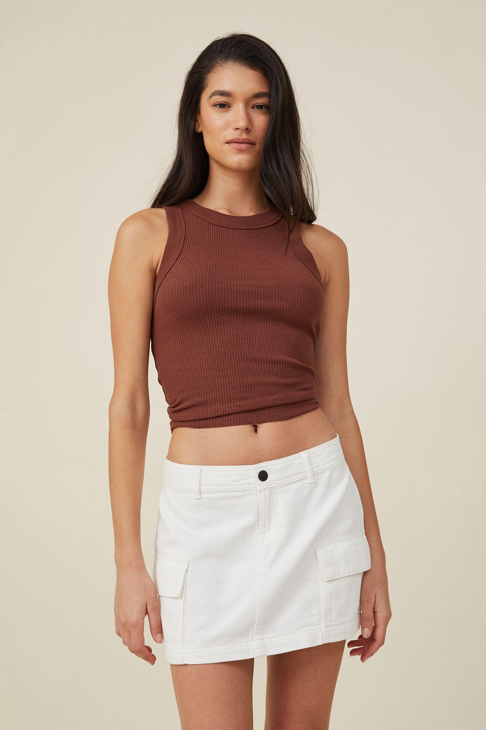 Bobbie cargo mini skirt - chalk white Cotton On Skirts | Superbalist.com
