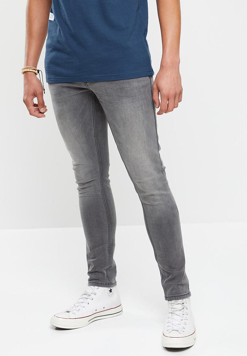 Tarmac Signature Trench Fit Super Skinny Jeans - Washed Grey S.P.C.C ...