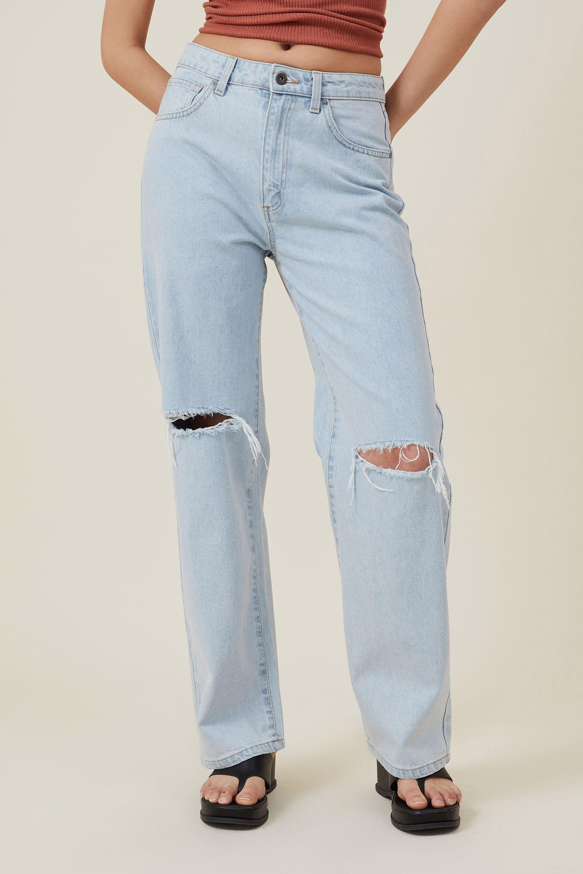 Loose straight jean - foam blue rip Cotton On Jeans | Superbalist.com