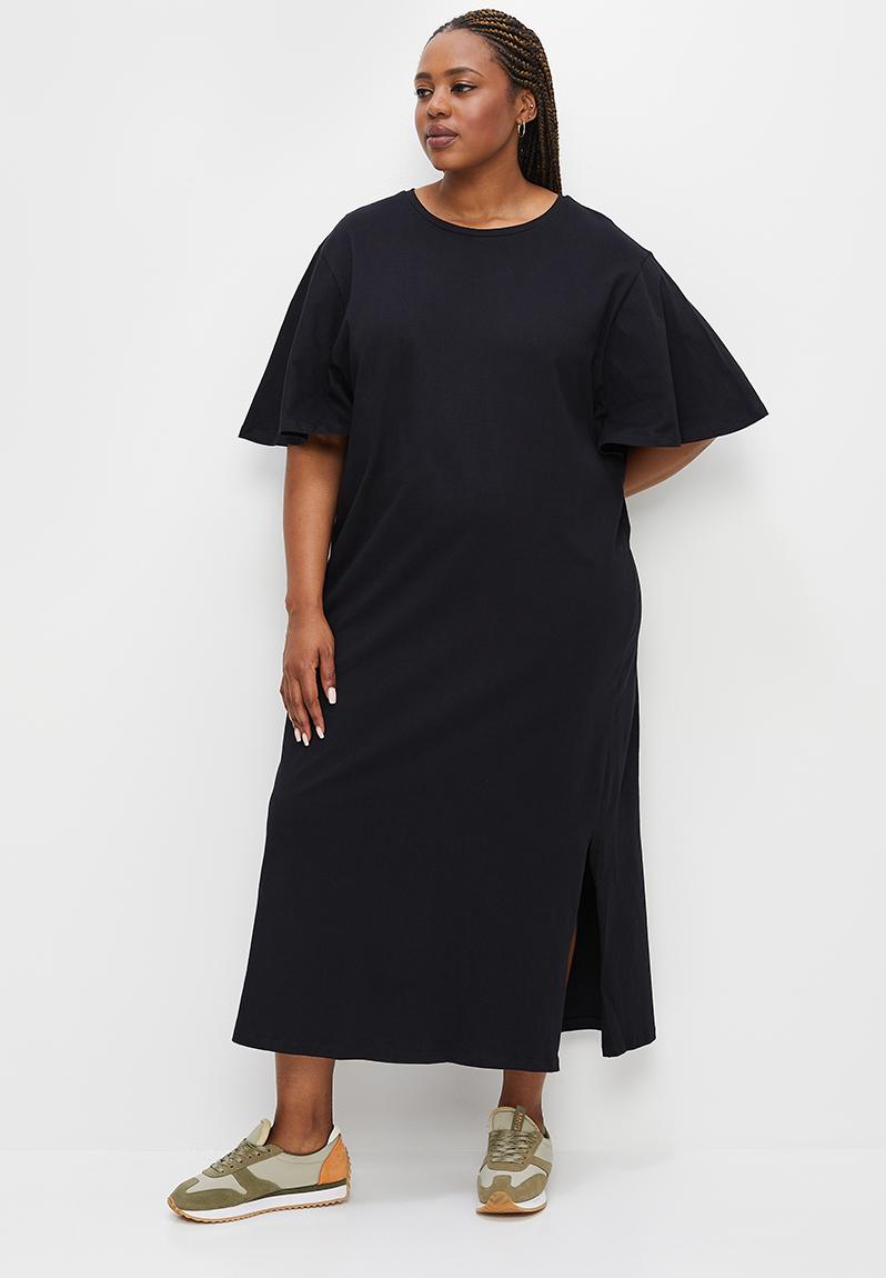 Knit midi shift dress - black Superbalist Dresses | Superbalist.com