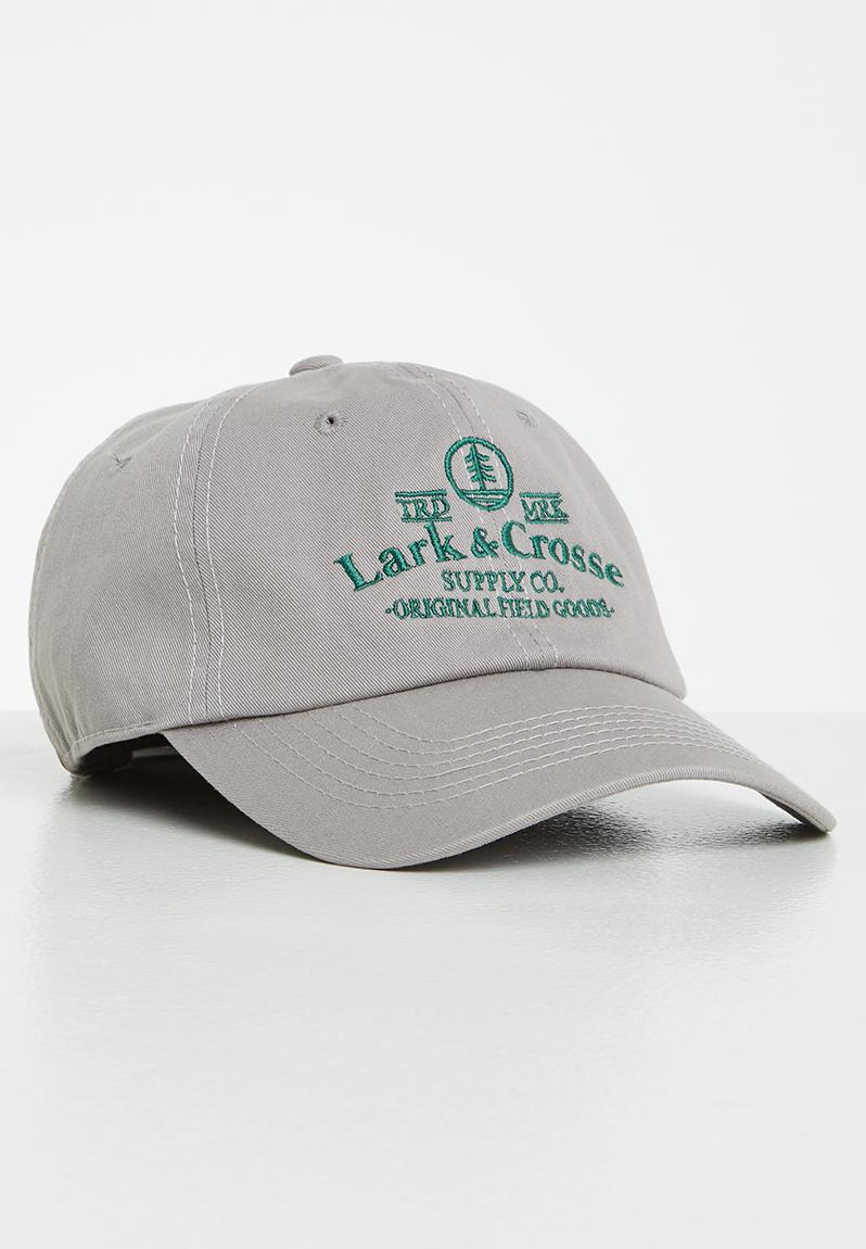 Jason peak cap - grey Lark & Crosse Headwear | Superbalist.com