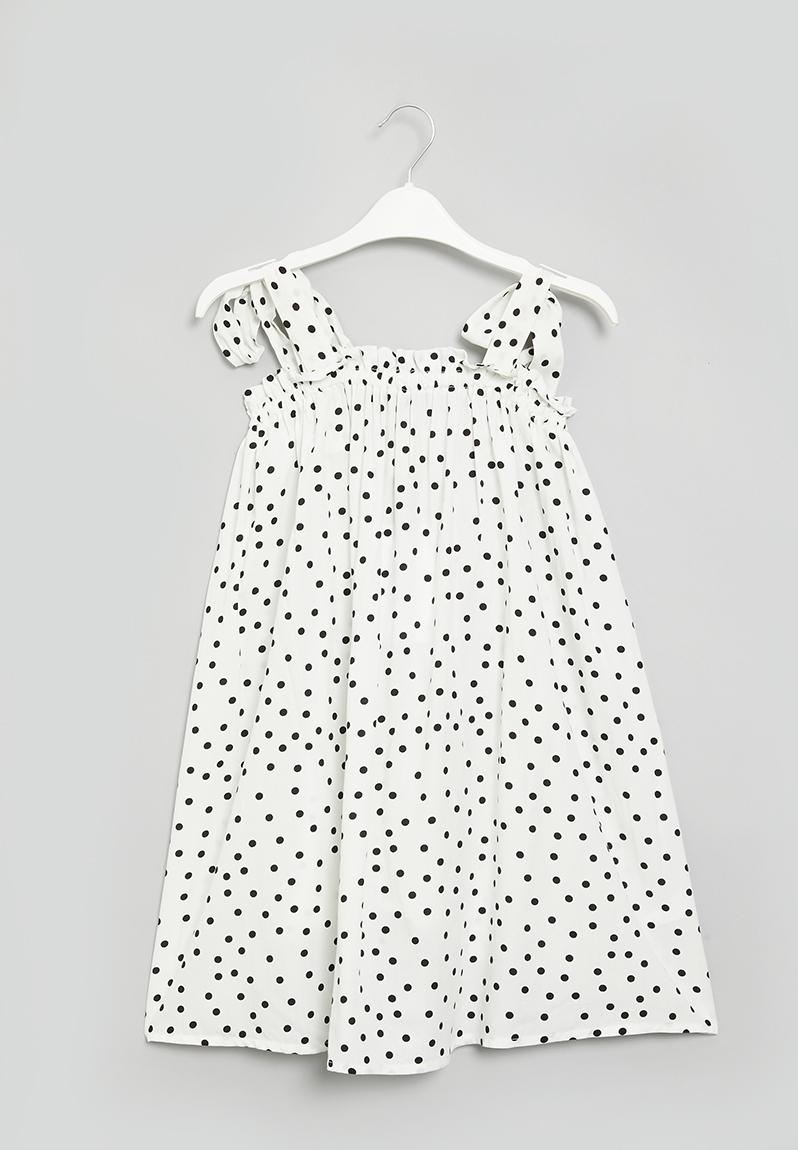 Cotton dress - white & black spot Superbalist Kids Dresses & Skirts ...