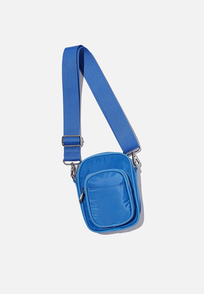 Nellie camera cross body bag-silver lake blue Cotton On Bags & Purses ...