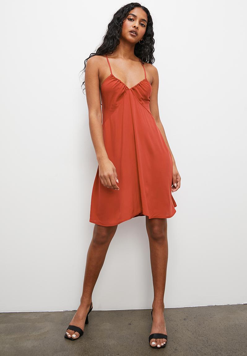 Halterneck trapeze mini - red ochre Superbalist Casual | Superbalist.com