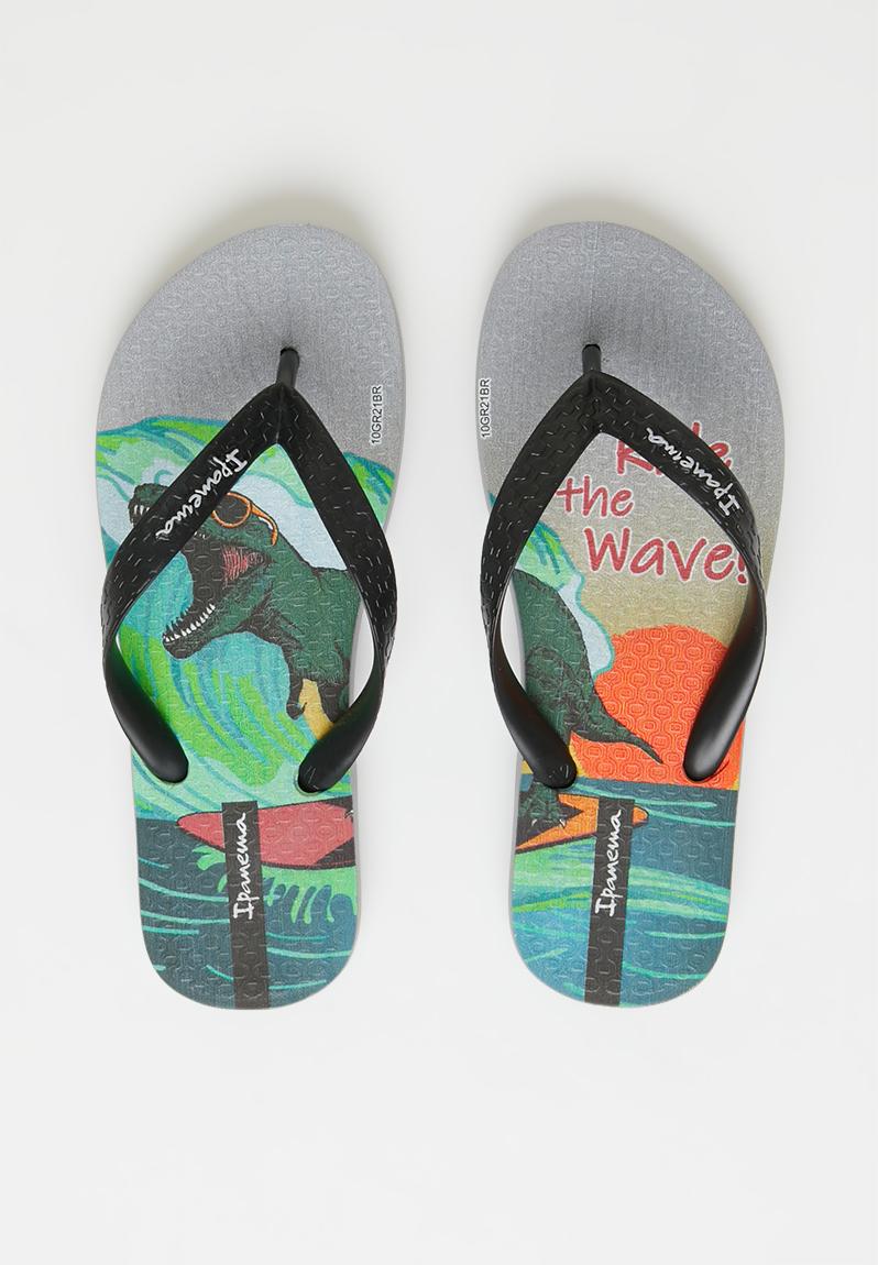 Boys ocean flip flops - grey Ipanema Shoes | Superbalist.com