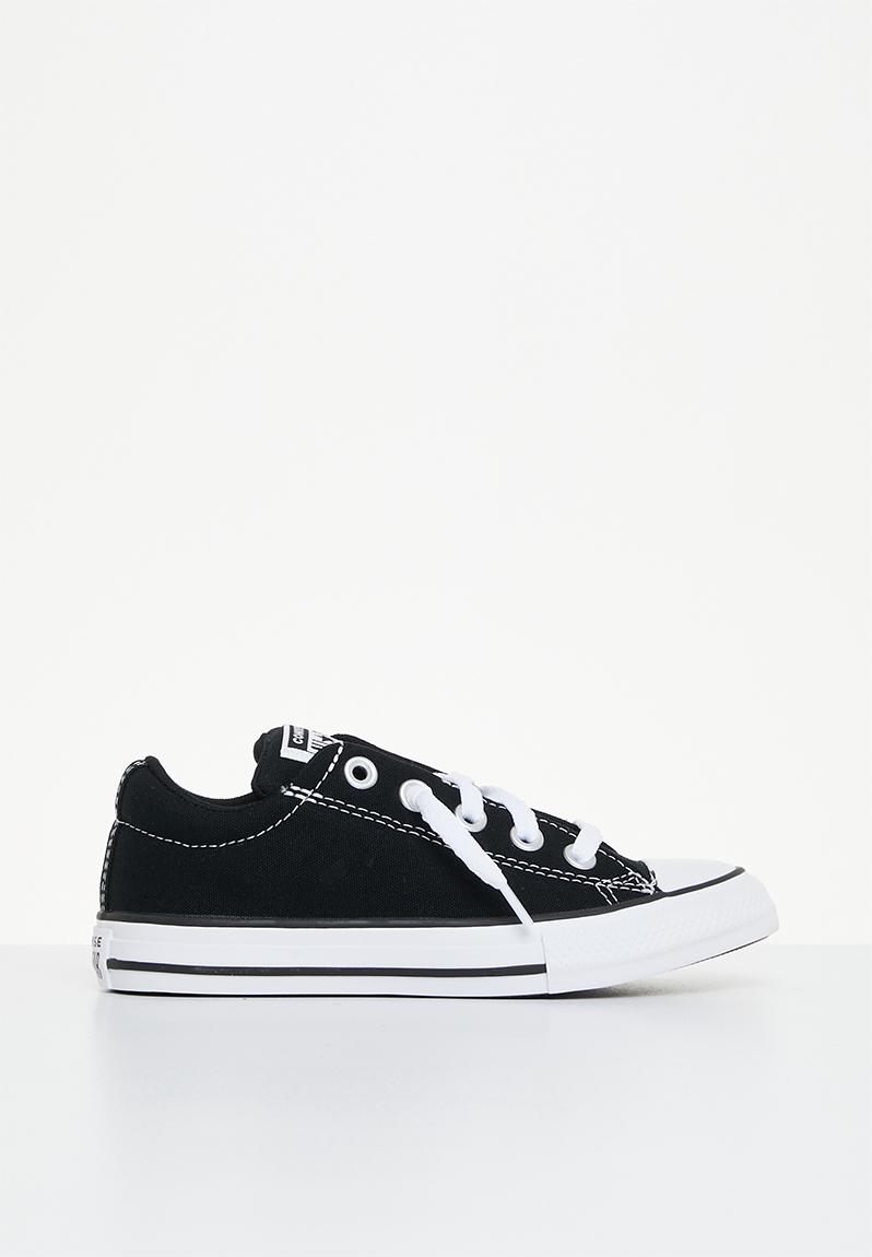 Chuck taylor all star street slip - black/white/black2 Converse Shoes ...