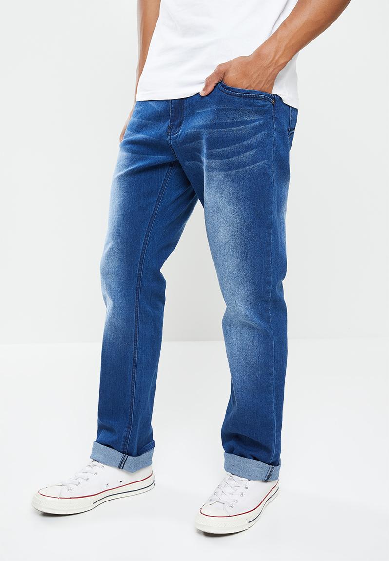 M Martez #12 slim leg - mid indigo SOVIET Jeans | Superbalist.com