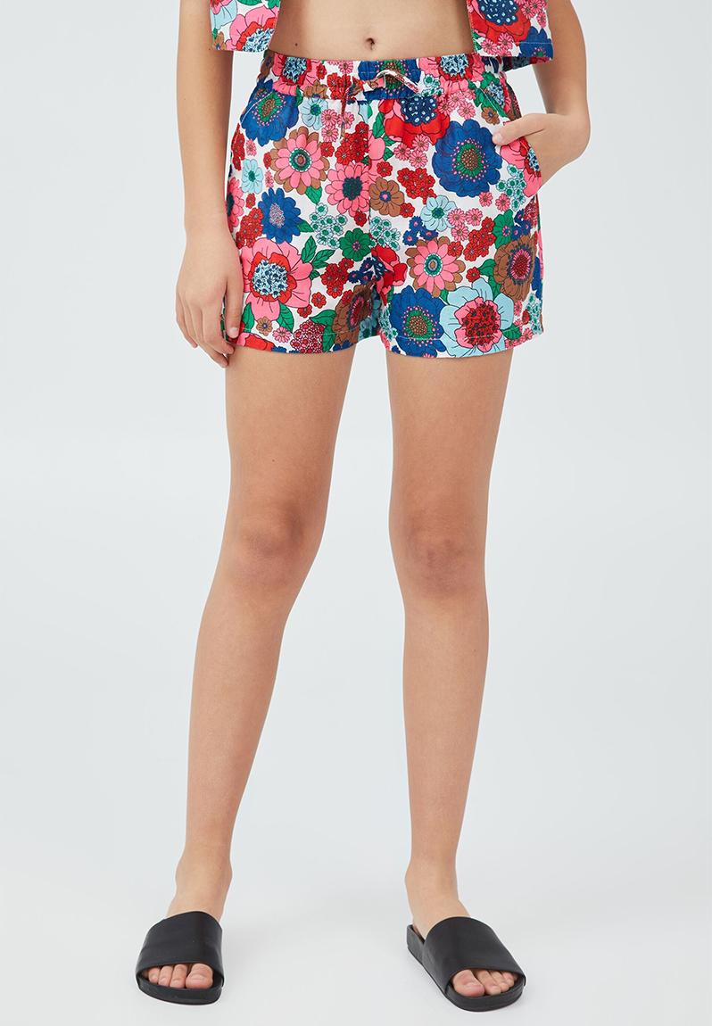 Kelly short-vanilla/lenny floral
