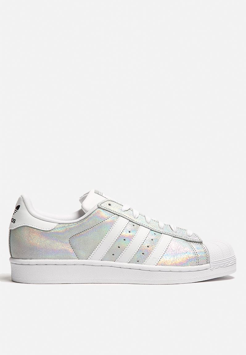 adidas superstar holographic white