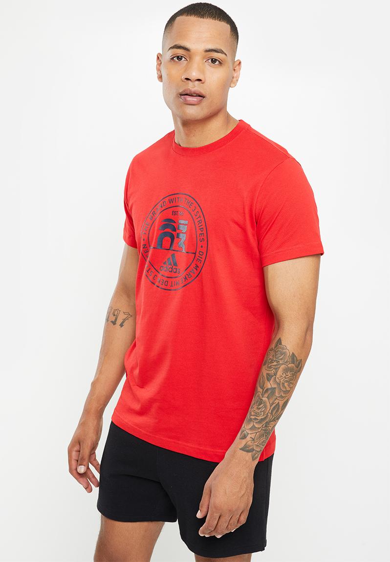 M emb g t - scarlet adidas Performance T-Shirts | Superbalist.com