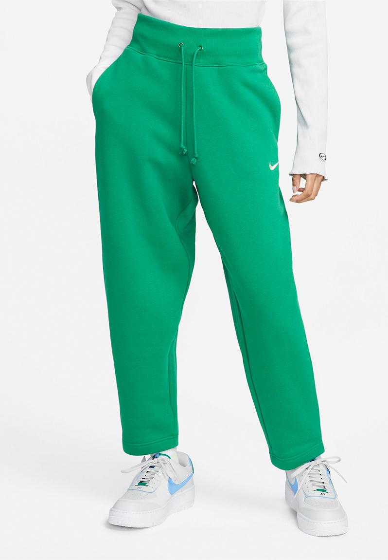 W nsw phnx flc hr pant curve malachite/sail Nike Bottoms