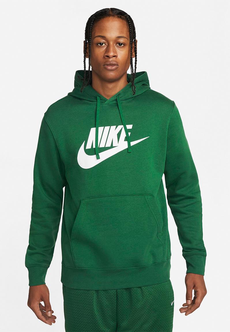 M Nsw Club Hoodie Po Bb Gx - Gorge Green Gorge Green White Nike Hoodies 