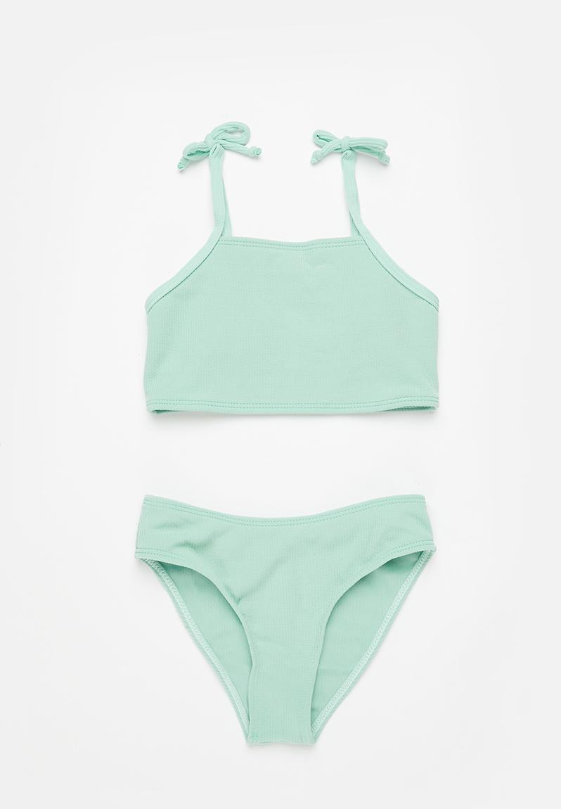 Girls 2 piece bikini - mint Rebel Republic Swimwear | Superbalist.com