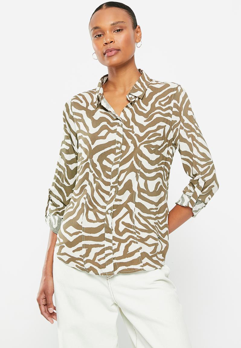 Blouse - khaki Zabaione Blouses | Superbalist.com