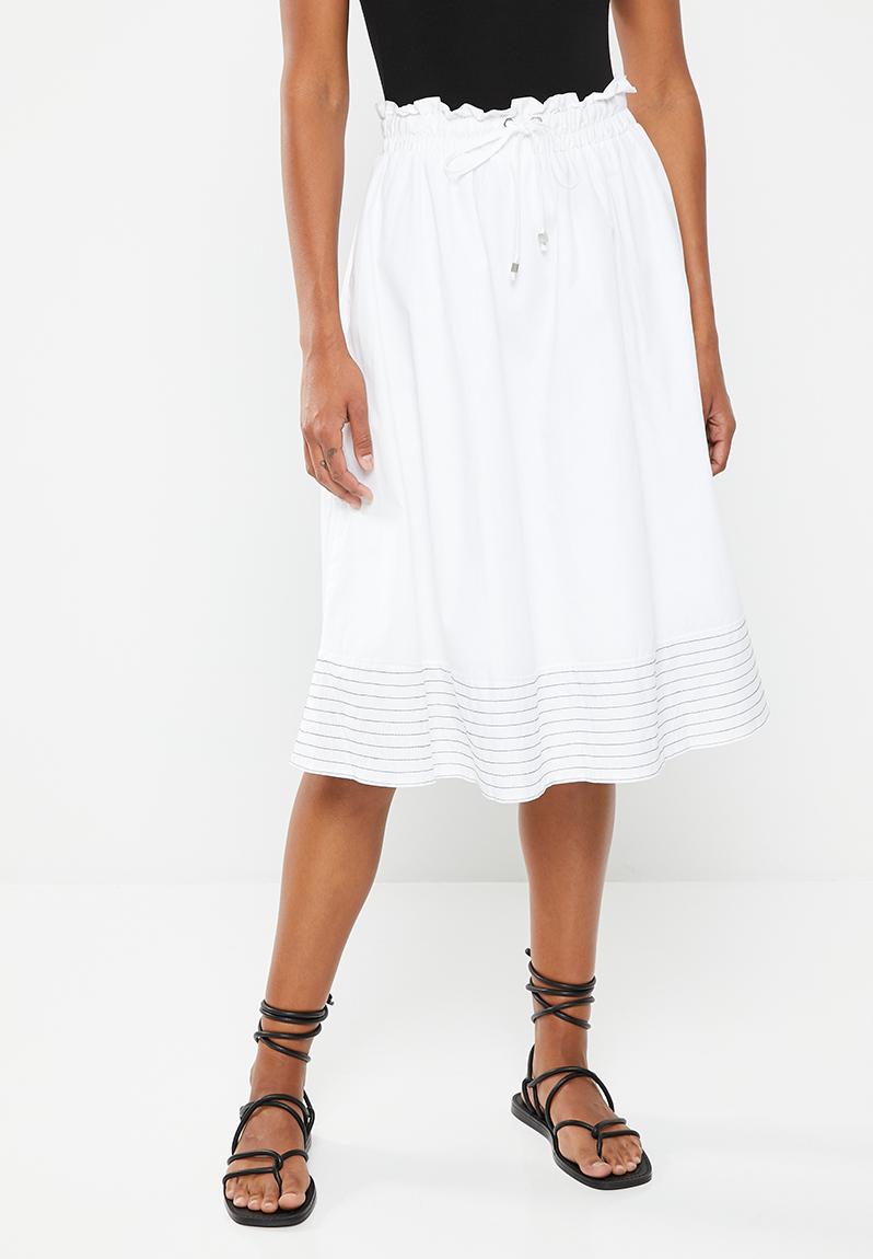 Skirt - white Zabaione Skirts | Superbalist.com