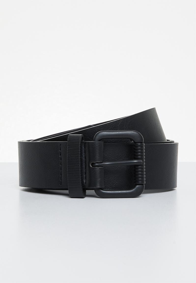 Matt pu belt - black Superbalist Belts | Superbalist.com