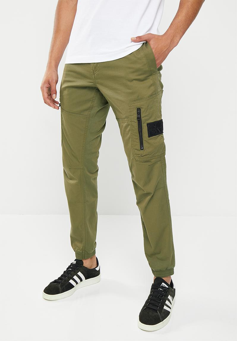 Skinny washed cargo pant - burnt olive CALVIN KLEIN Pants & Chinos ...