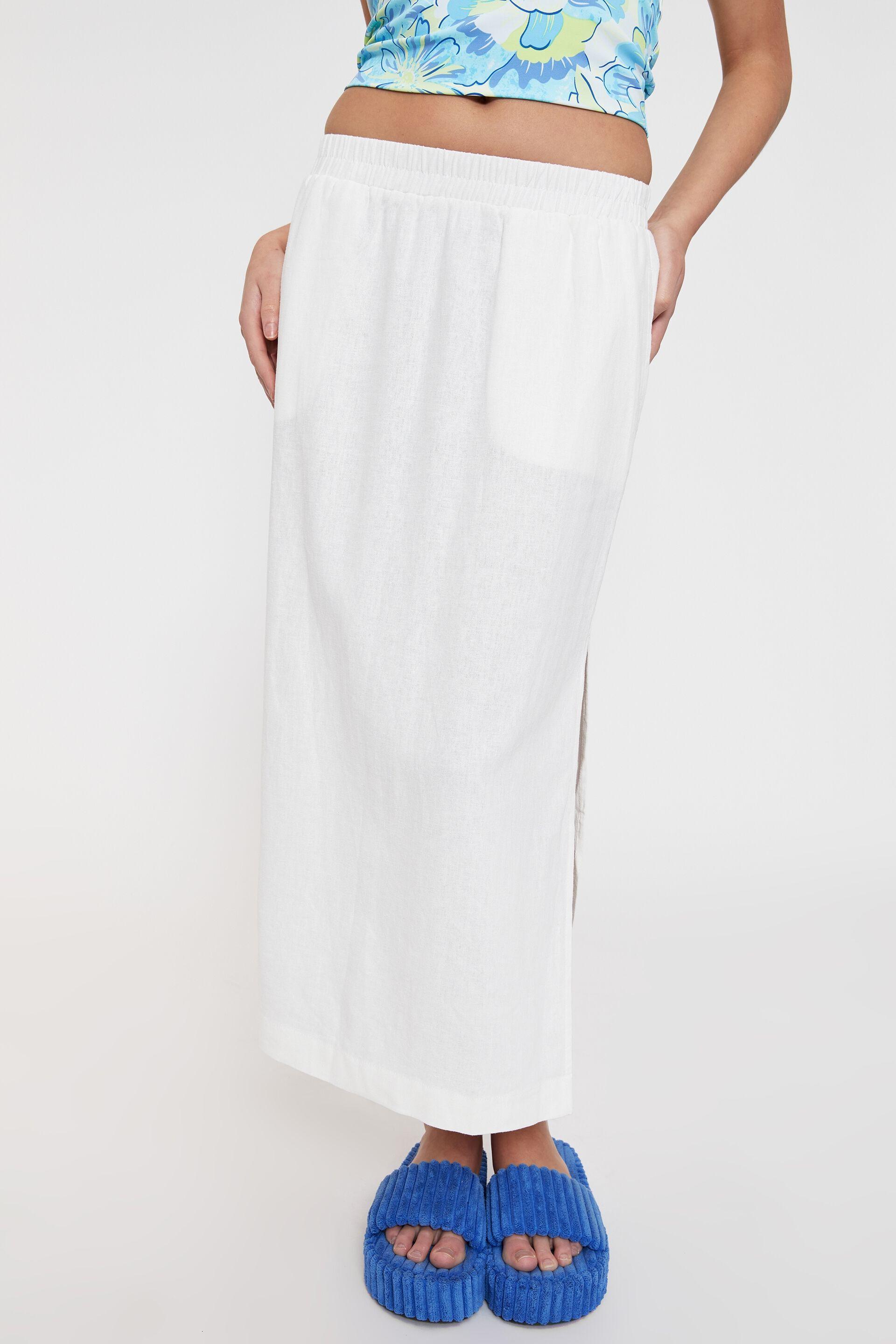 Carrie maxi linen skirt - white Supré Skirts | Superbalist.com