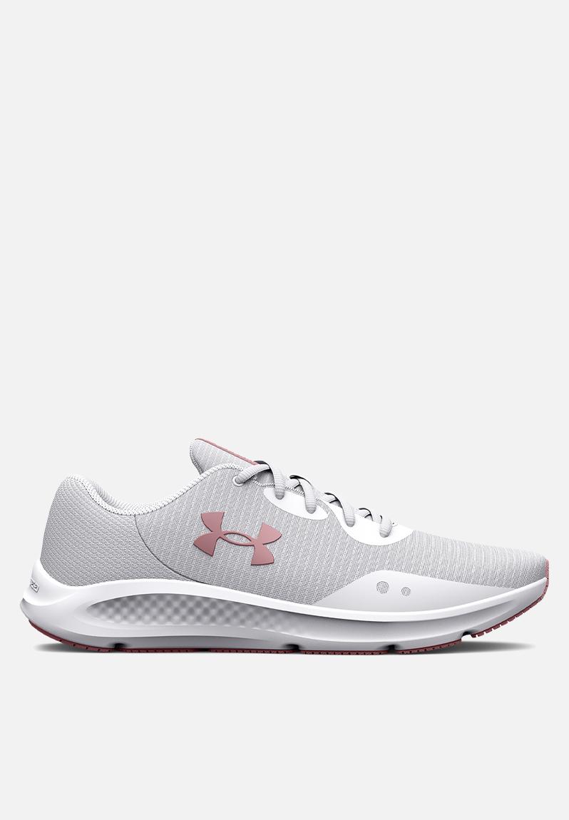 Ua w charged pursuit 3 tech - 3025430-101 - white / white / prime pink ...