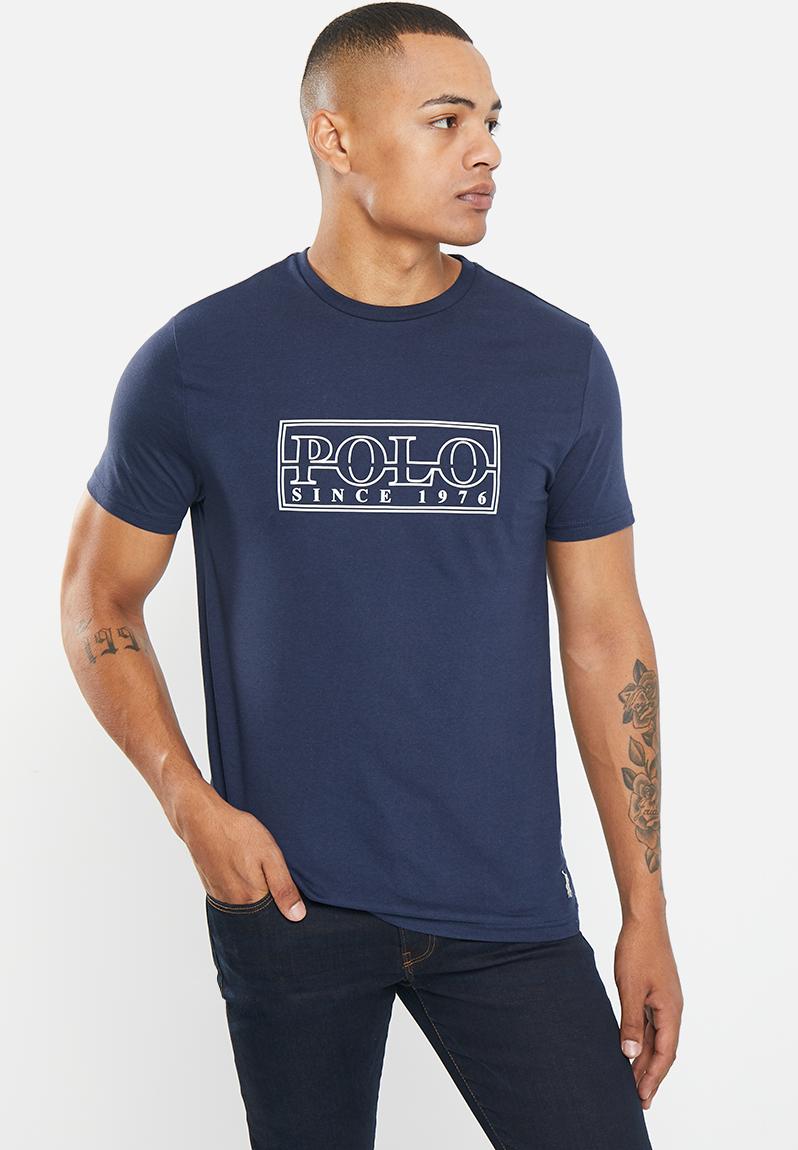 Men logo transfer tee - navy POLO T-Shirts & Vests | Superbalist.com