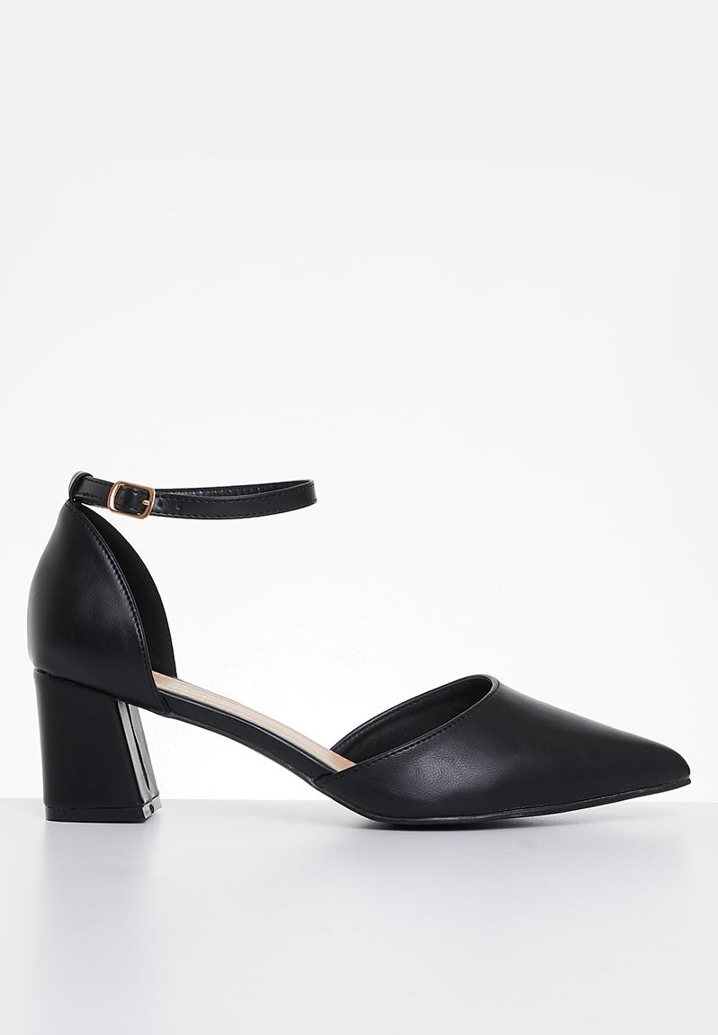 Norah anklestrap block heel - black edit Heels | Superbalist.com