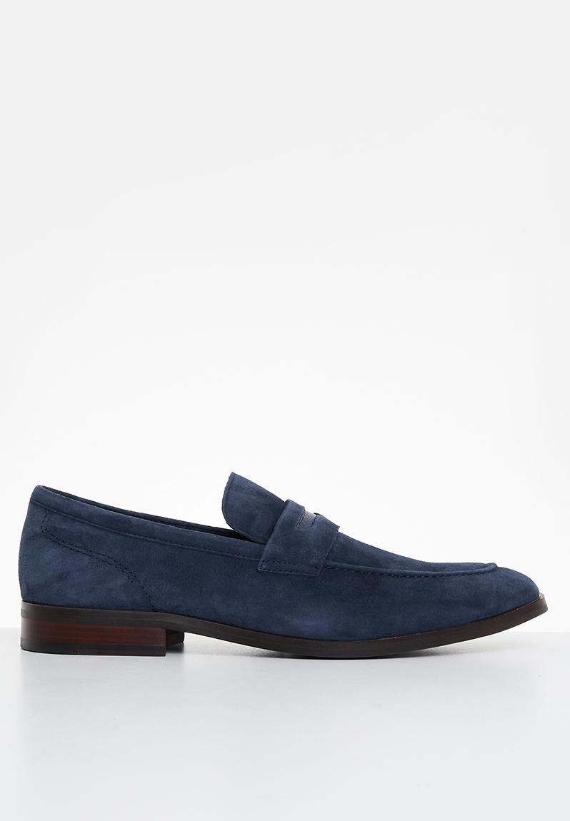 Spector leather loafer - navy3 ALDO Slip-ons and Loafers | Superbalist.com