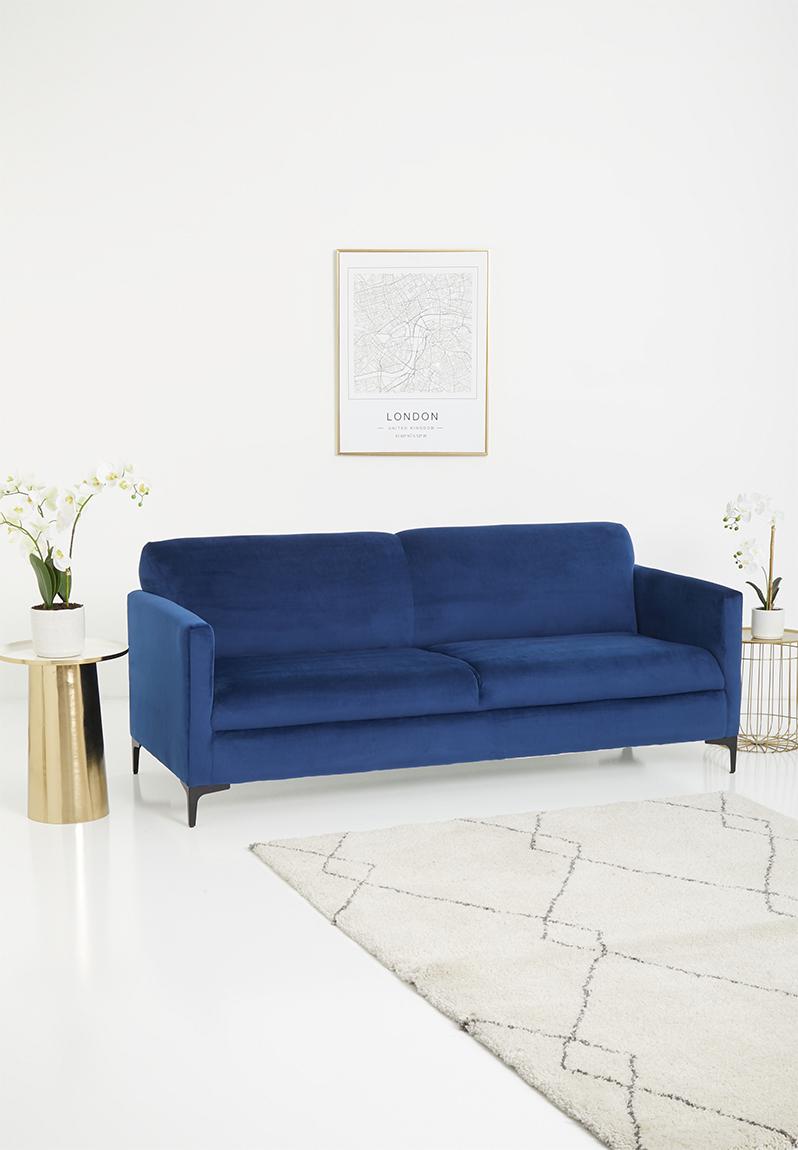 Quin 3 seater - navy Blockhouse Sofas & Occasionals | Superbalist.com