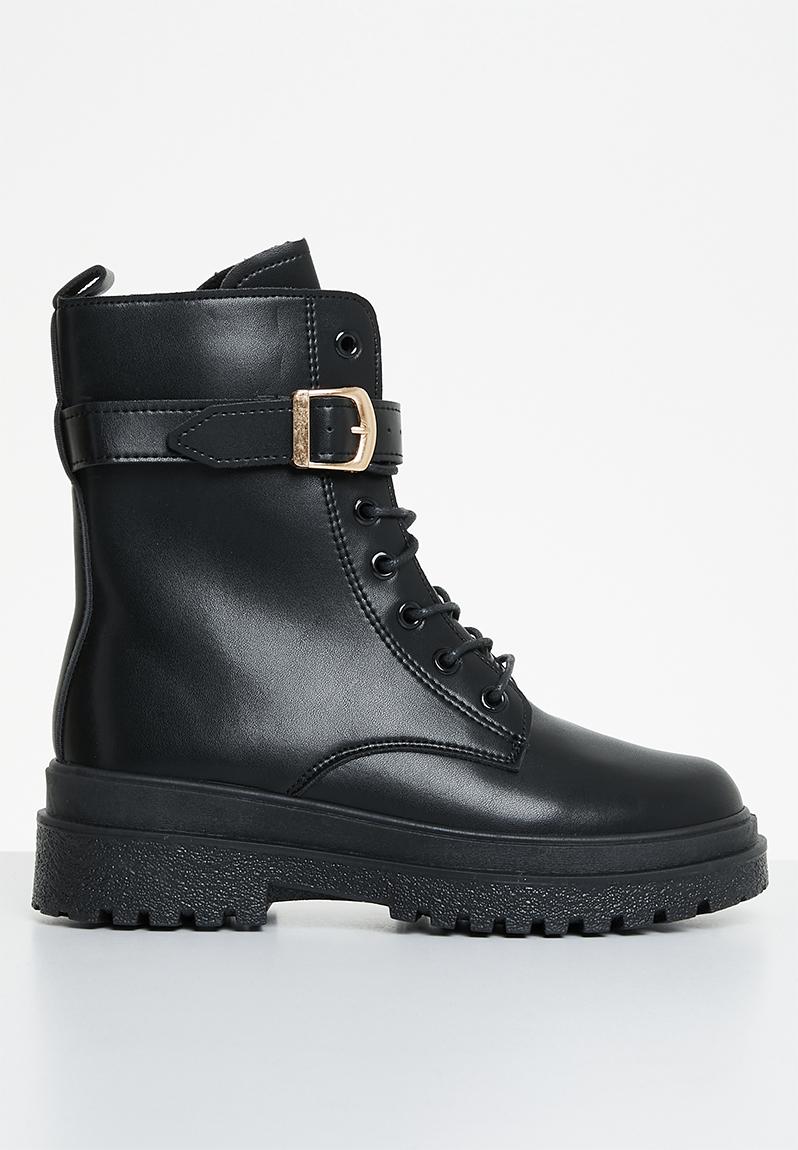 Delfina lace up boot - black Superbalist Boots | Superbalist.com