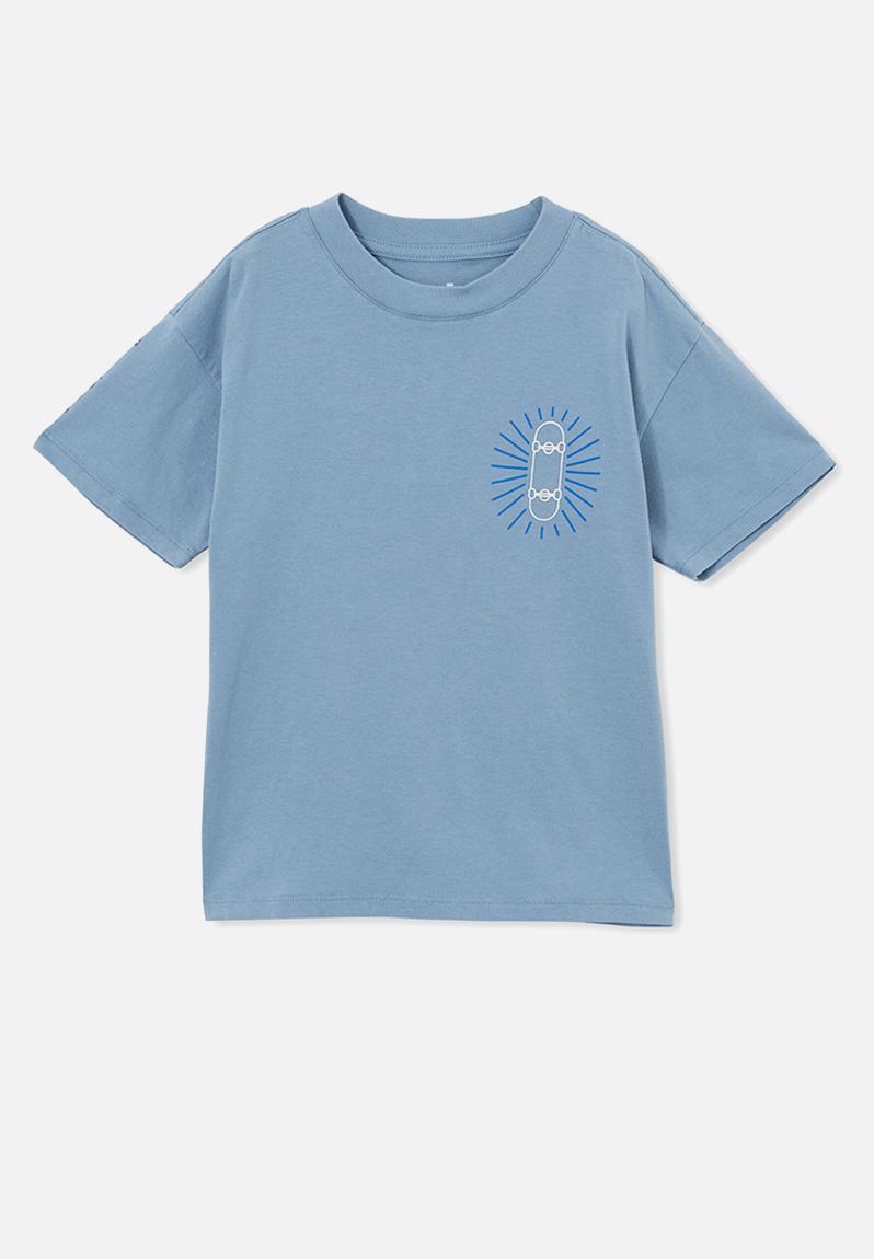 Homelee Stevie Shirt Powder Blue Stripes