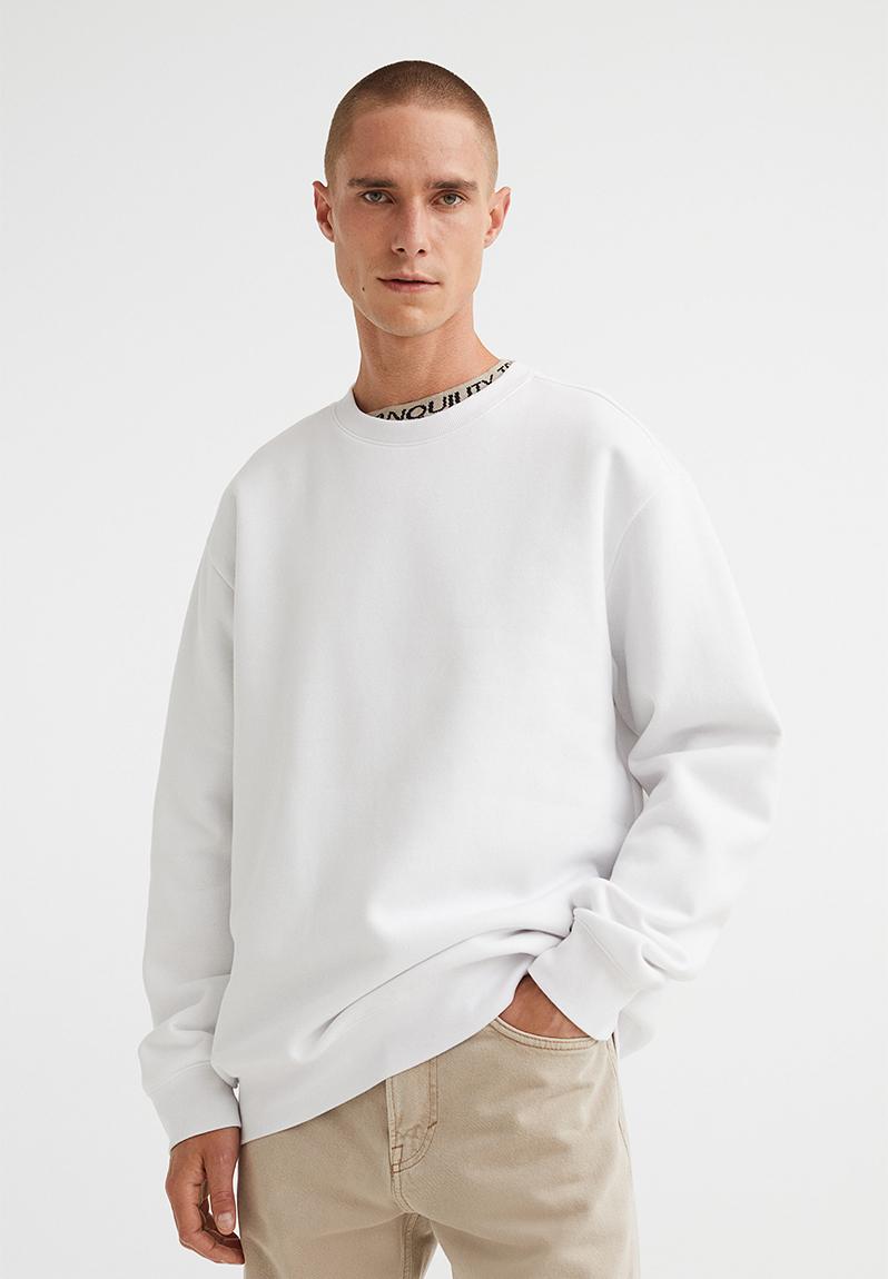 Relaxed Sweatshirt- White