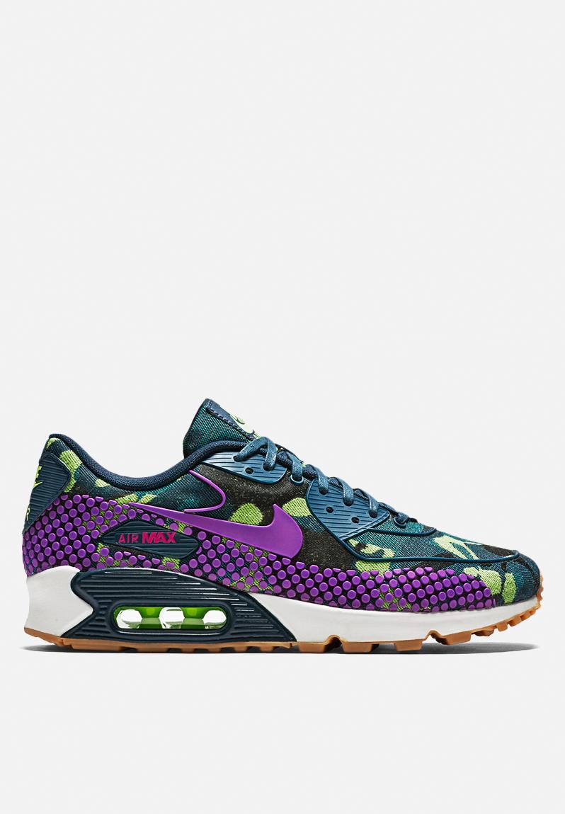 purple and green nike air max