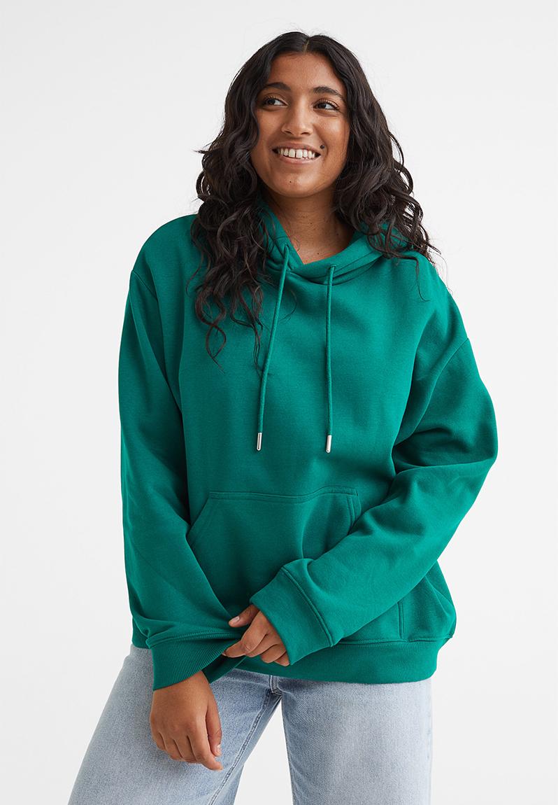 Hooded top - green - 456163137 H&M Hoodies & Sweats | Superbalist.com